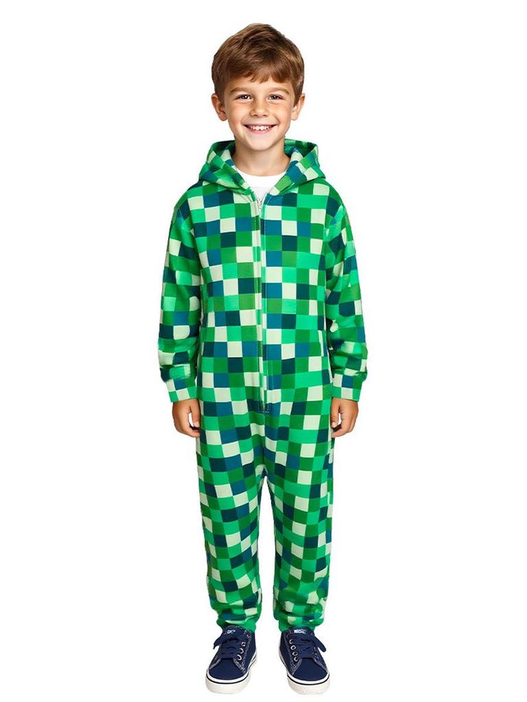 Halloween Y-Block Jumpsuit Cosplay for Kids - Realistic Stage Performance Costume