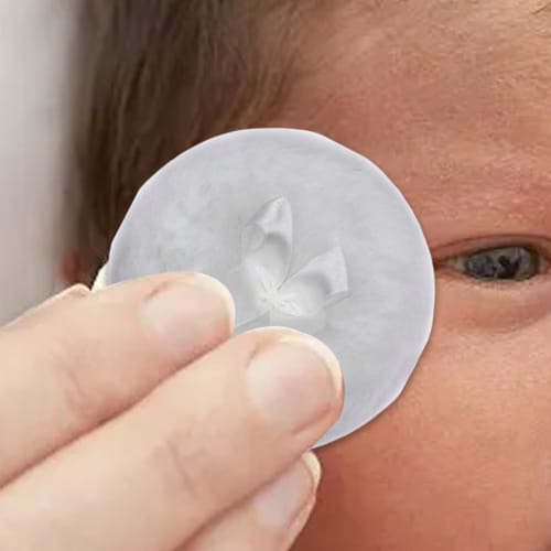 Body Powder Puff, Baby Powder Puff - Ultra Soft Round Face and Body Powder Puff with Ribbon - Body Powder Applicator, Makeup Tool for Babies, Kids, an