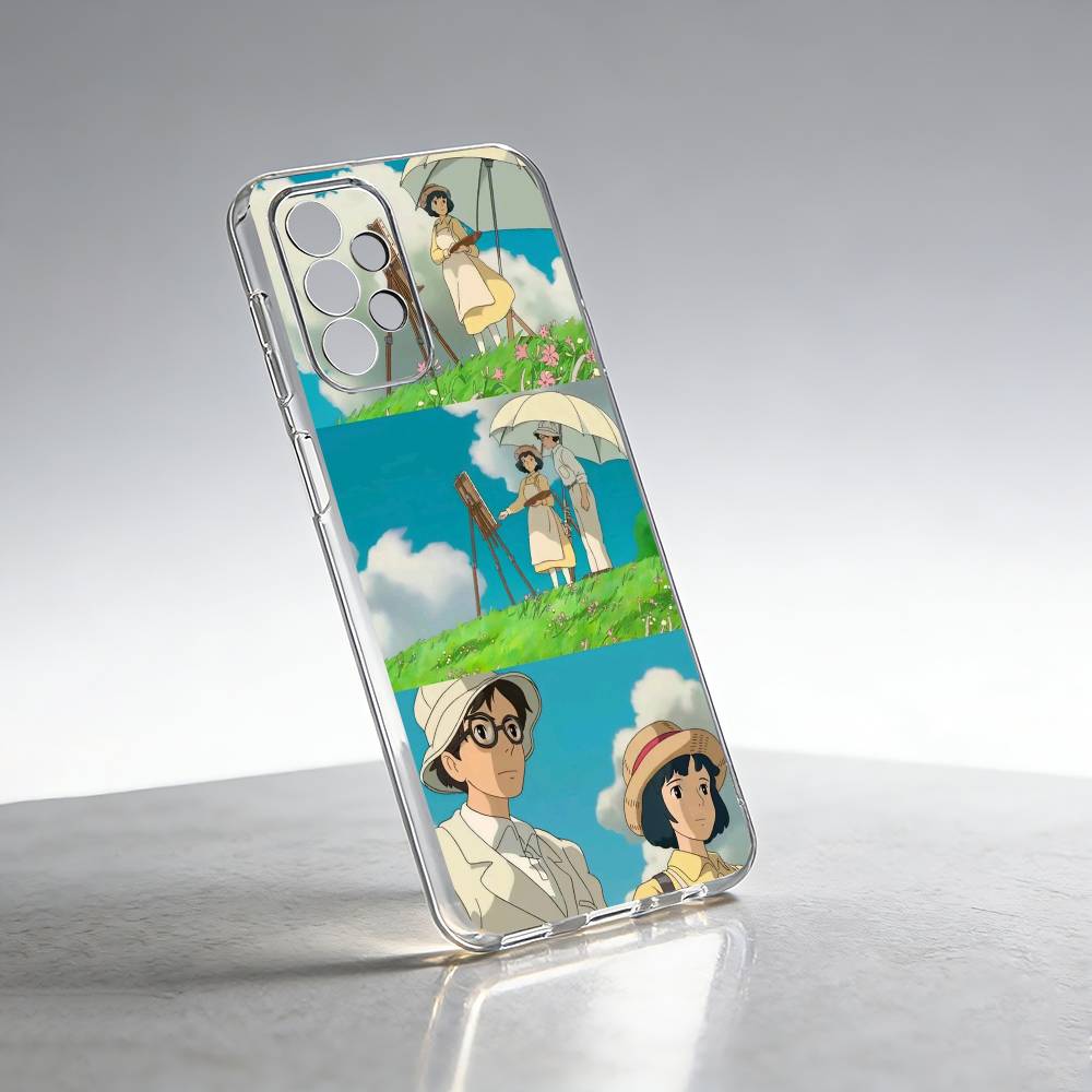 Amine The Wind Rises Phone Case For Samsung S25,S24,S21,S22,S23,S30,Ultra,S20,Plus,Fe Transparent Cover