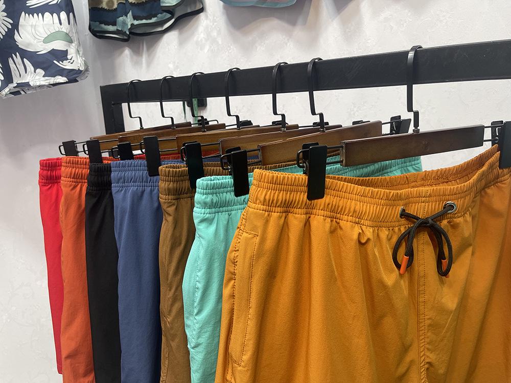 Heren Sneldrogende Nylon Stretch Zwembroek: Losse, Grote Maten Strandshorts voor Vakantie of Warmwaterbronnen.