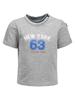 Chłopięcy T-Shirt New York Szary Lief