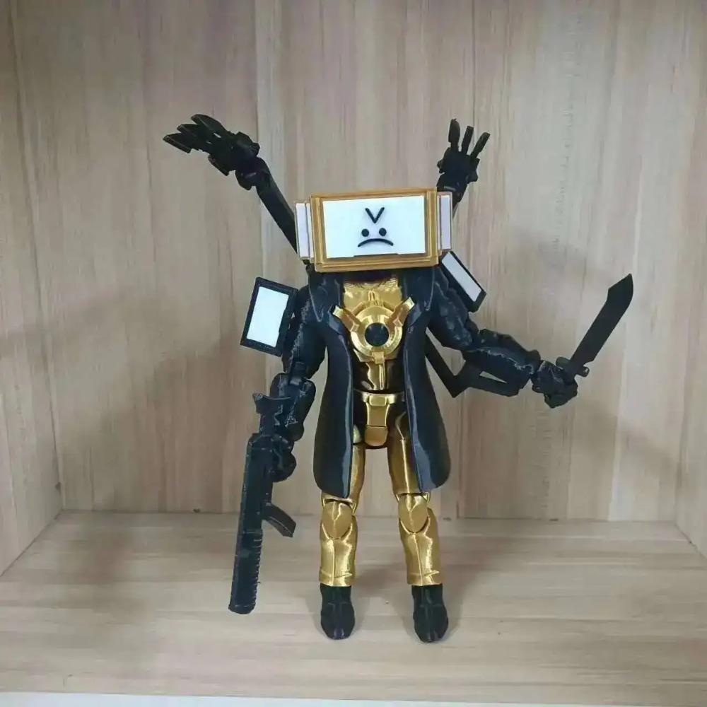 Skibidi Toilet Action Figure Toy Dummy 13 Skibidi Toilet Articulated Figure G Man TV Man Woman Speakerman Tvman Gman Figurine