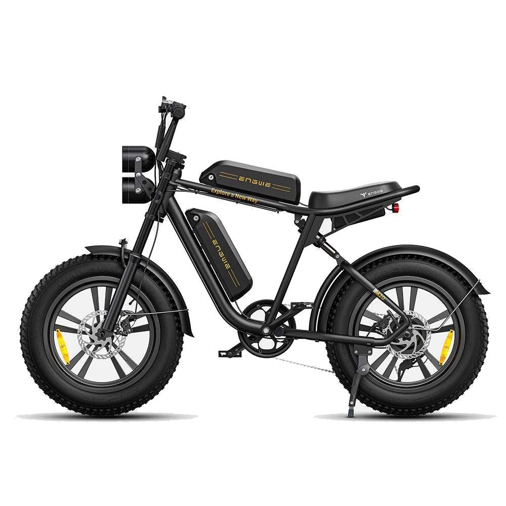 Engwe M20-D Çift Akülü E-Dağ Bisikleti, 750W, 48V 26Ah, 20"×4.0" Lastik, Shimano 7 Vites, Tam Süspansiyon, Çift Disk Frenli Yetişkinler İçin Off-Road E-Bisiklet