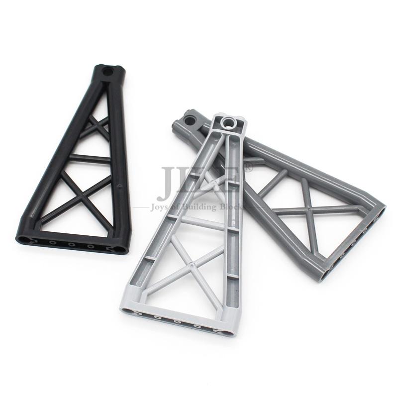 Bricks Support 1x6x10 Girder Triangular DIY Building Blocks Assemble Particles Compatible with 64449 Kids Architectural Toys