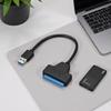 Adaptateur USB 3.0 vers SATA3.0 5Gbps Plug and Play Convertisseur USB vers SATA3.0 Haute Vitesse Adaptateur SATA3.0 vers USB Connexion Disque Dur