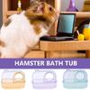 Pet Hamster Potty Sand Bath Large Hamster Sand Bath Cage Accessories