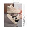 Women Korean Style Fleece Lined Thick Sole Warm High Top Casual Sneakers