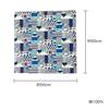 Kyosuke Japan-made small furoshiki cotton 100 approximately 5050cm lunch cloth machine washable Japanese pattern lucky charm Mount Fuji blue