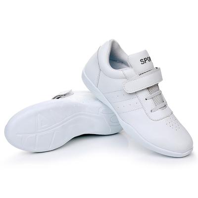 Children's Athletic Aerobics Shoes White Cheerleading Shoes Training Competition Shoes Artistic Gymnastics Shoes Square Dance Shoes