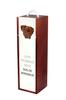 Dog Z Bordeaux, Dogue De Bordeaux, French Mastiff - Geometric Box With Photo and Inscription for Wine Brand Art-Dog