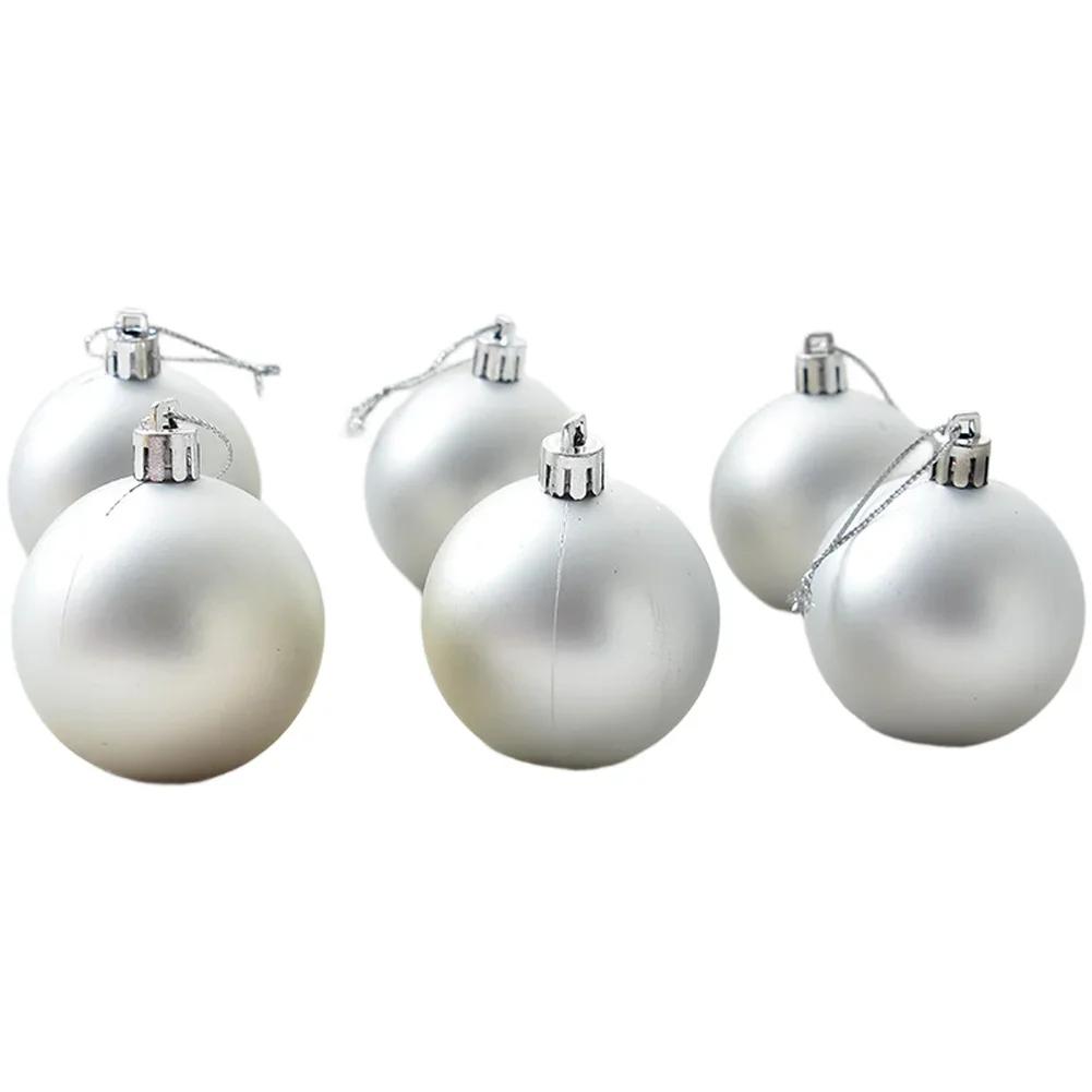Glossy Matte Finish Christmas Tree Ornament Balls Plastic Decorative Spheres for Holiday Tree Shop and Mall Decoration