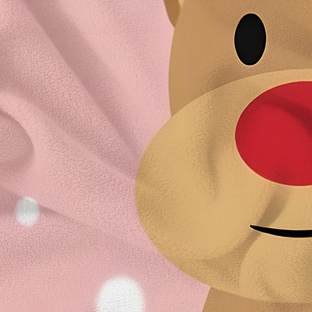 Pink Cartoon Cotton Candy Anime Cartoon Flannel Blanket Soft Warm Throw for Bedroom Sofa Car Kids Holiday Gift