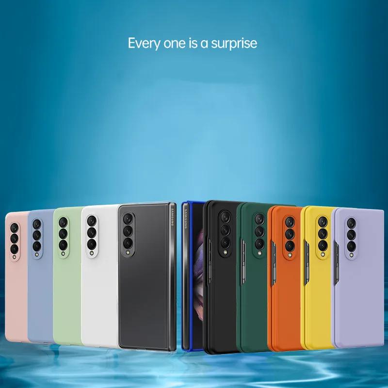 Plain PC Protection Cover Case for Samsung Galaxy Z Fold7 Fold4 fold6 Fold 7 6 4 5 5G fold5 Fold3 fold2 Fold 3 2 Phone Bag Coque