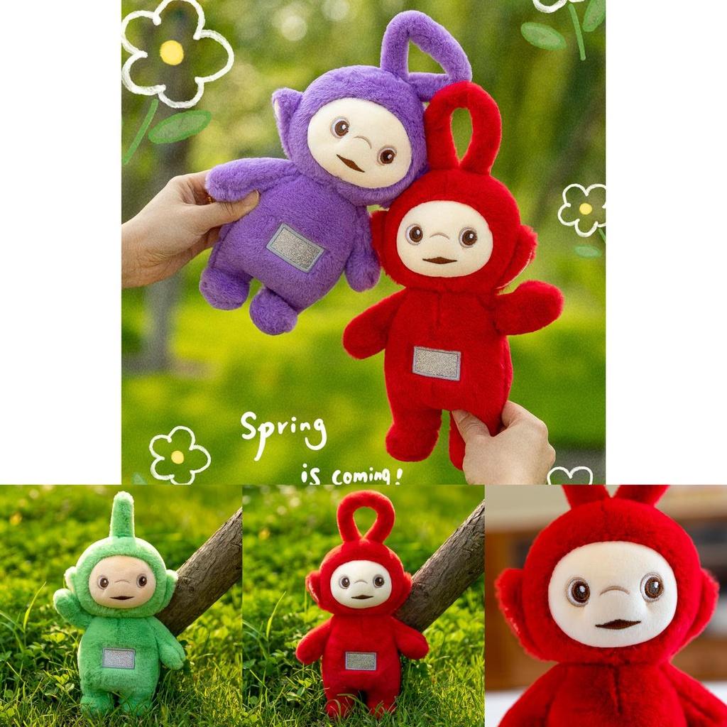 Weiches, bewegliches Teletubbies-Plüschtier für Kinder – Lernen und Spaß
