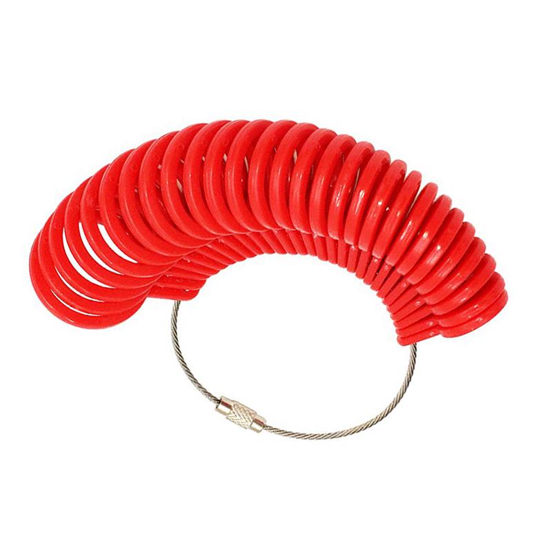 Kunststoff Ringgrößenfinder Dornstab Fingermaß Set DIY Schmuckherstellung Ring