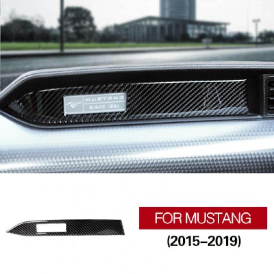Carbon Faser Aufkleber Auto Dashboard Instrument Dekoration Streifen Innen Trim Rahmen Für Ford Mustang 2005-2022