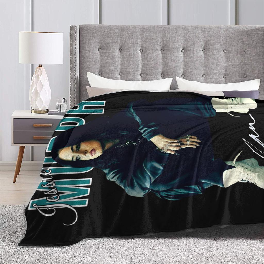 Coperta da lancio retrò Jessie Murph Hysteria Tour 2025 per divano Morbida accogliente coperta in peluche Molteplici dimensioni Coperte per tutte le stagioni