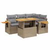 VidaXL Garden Lounge Set with Cushions 5 Pcs, Patio Sofas, Patio Furniture Set, Outdoor Furniture, Beige 3273502