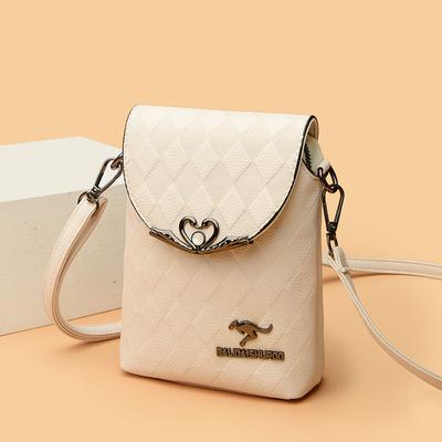 Fashionable Diamond Korean Women's Shoulder Bag Luxury Retro Ins Women's Mobile Phone Bag Large Capacity Portable Small Shoulder Bag