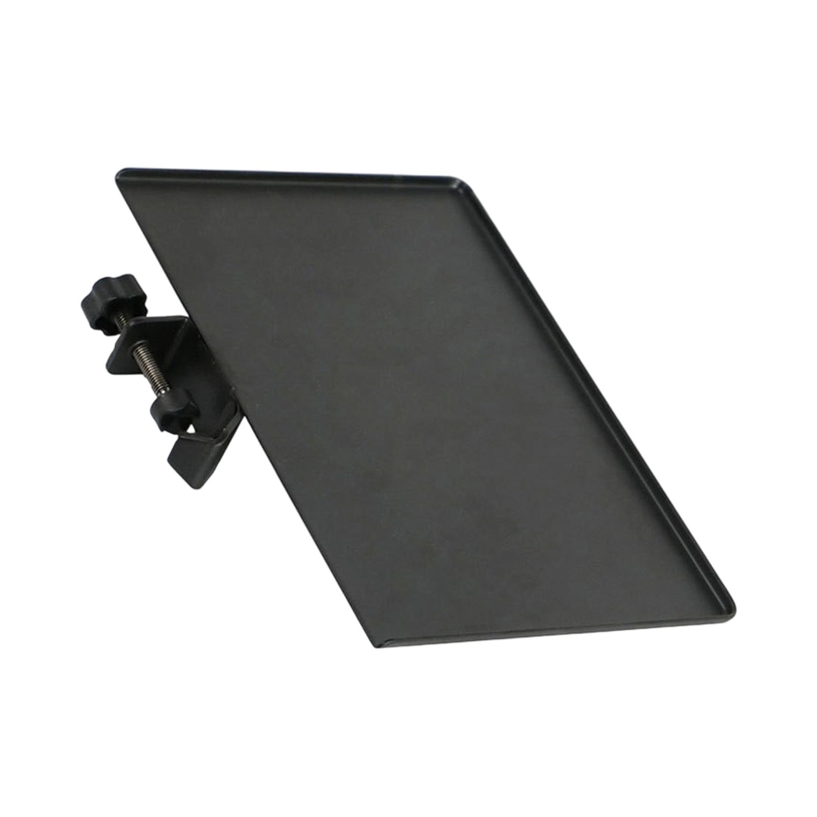 Card Tray Iron Clamp Microphone Stand Speaker Clamp On Microphone Stand Speaker Stand Tray Equipment Tabletop Tripod Shelf 1