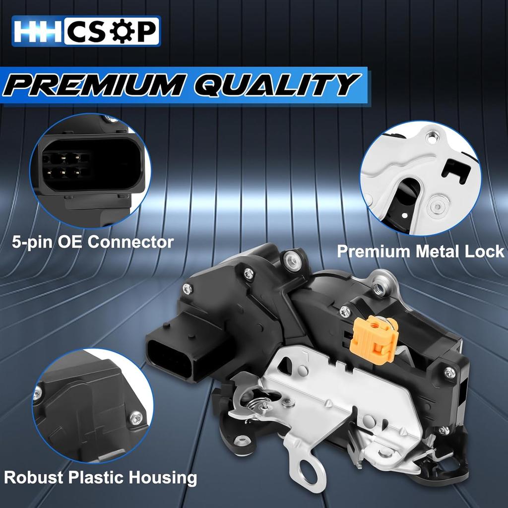Front Left Driver Side Door Lock Latch Actuator For 2007 2008 2009 2010 2011 2012 2013 2014 Chevy Silverado Suburban Tahoe Avalanche Tahoe GMC Sierra