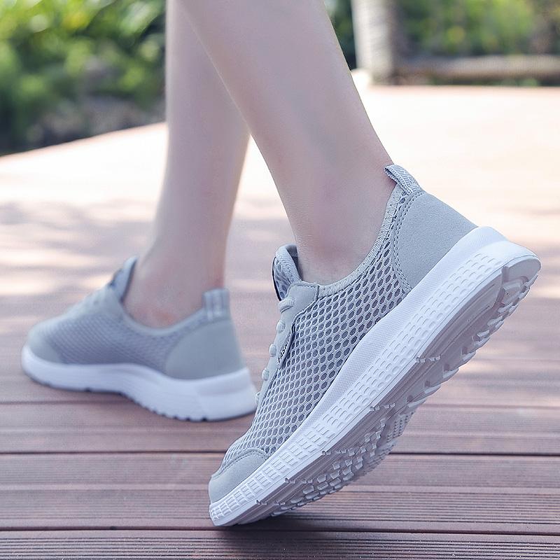 Summer Large Size Mesh Sneakers Casual and Light Running Mesh Shoes Thin Breathable