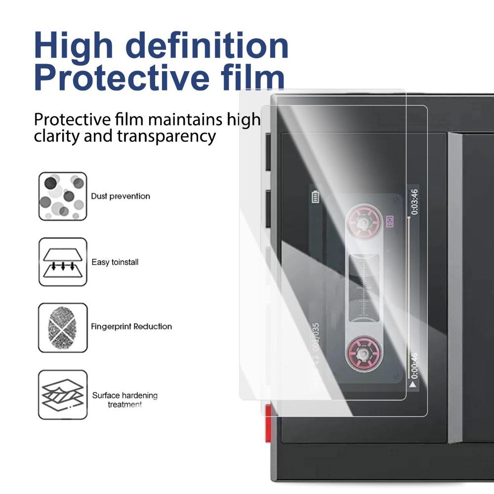 2-10pcs for Fiio Snowsky Echo Mini Player PET Soft Film Screen Protector Anti-Scratch Protective Films HD Clear Film Not Glass