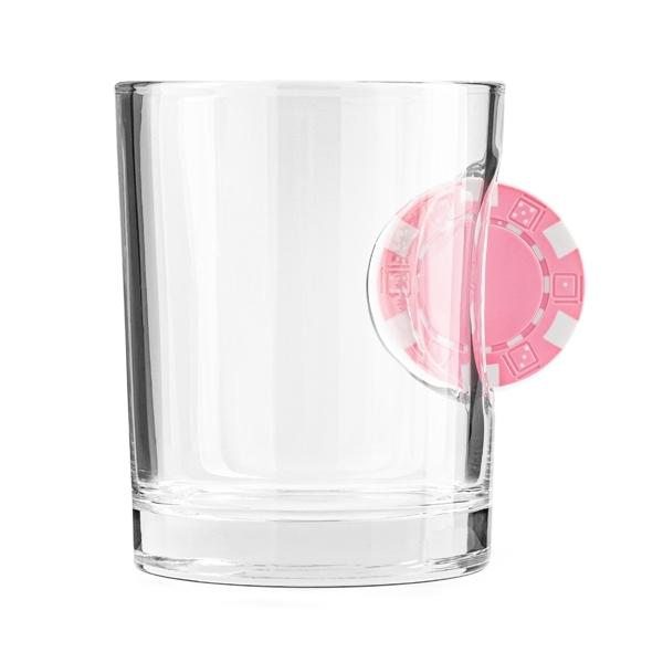 

Інкрустоване скляне жетон для покеру