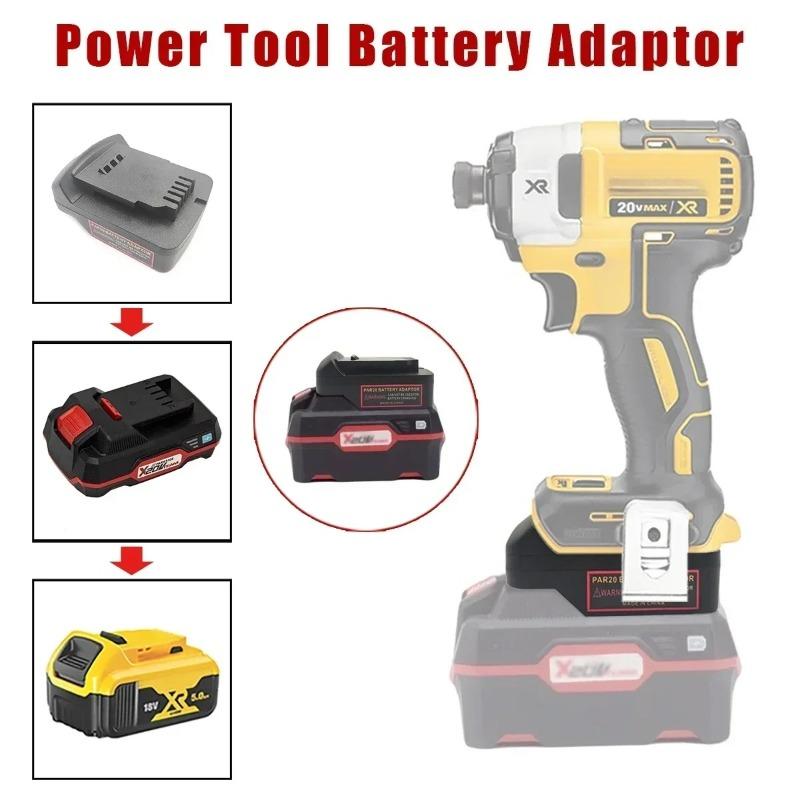 Battery Adapter Converts for Parkside 20V Lithium Batteries To for Dewalt DCB Series 18V/20V Lithium Battery Power Tools Drills