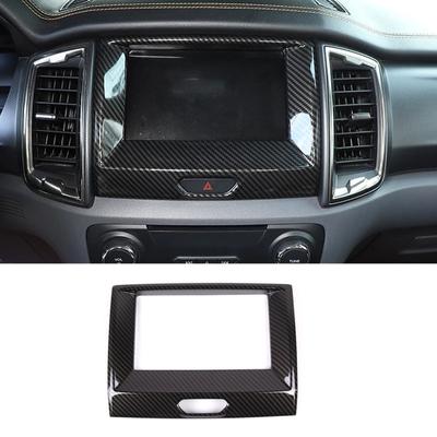 Carbon Fiber Style Car Center Navigation Frame Cover Trim Aufkleber für Ford Ranger Everest Endeavor 2015 – Auto