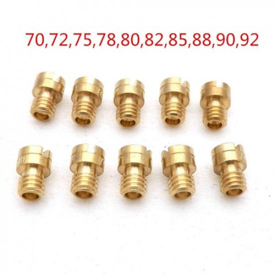 10x M4 Round Head Main Jet 4mm For GY6 50cc 139QMB Scooter Carb Carburetor Size