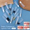 10g Lip Gloss Tube Clear Soft Empty Lip Balm Container Pump Bottle Refillable Mini Squeeze Cosmetic Tube Cream Lotion Travel