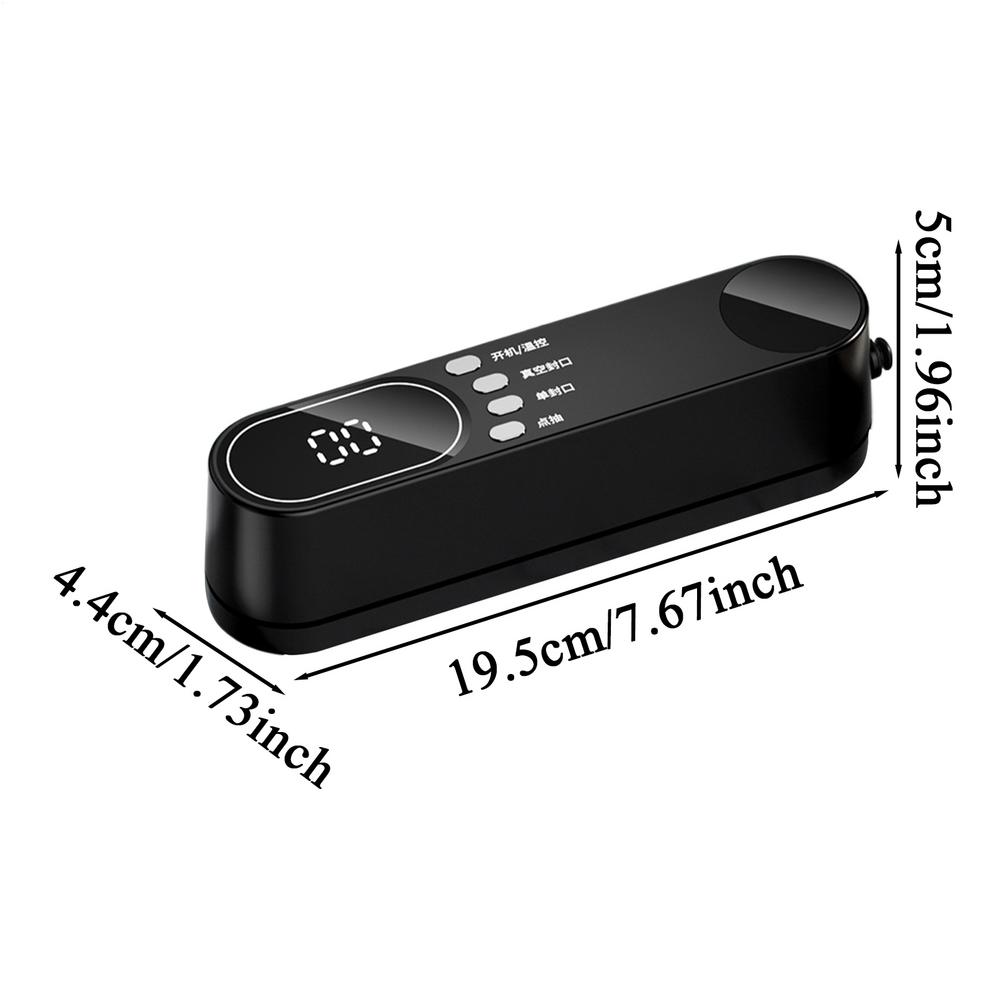 Mini Vacuum Sealer Compact Food Bag Sealing Tool Powerful Vacuum Sealer Machine For Home Dormitory Hotel Apartment Businesses