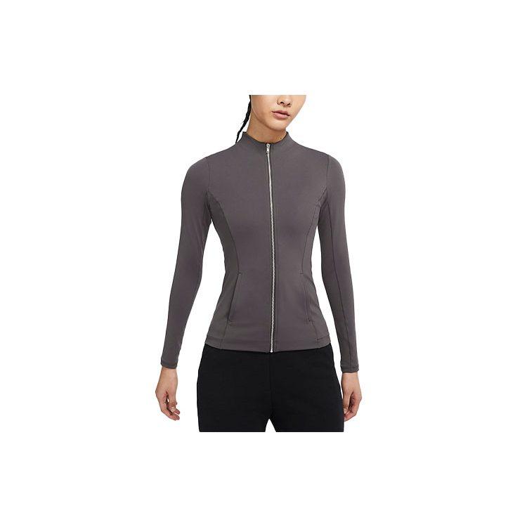 Nike Jackets Women's Gray Stand Collar Moderate Other DD5534-254