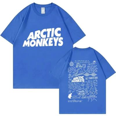 Arctic Monkeys Lyrics Limited Design Graphic T Shirts Men's Women Fashion Rock Oversized T-shirt Harajuku Trend T-shirts
