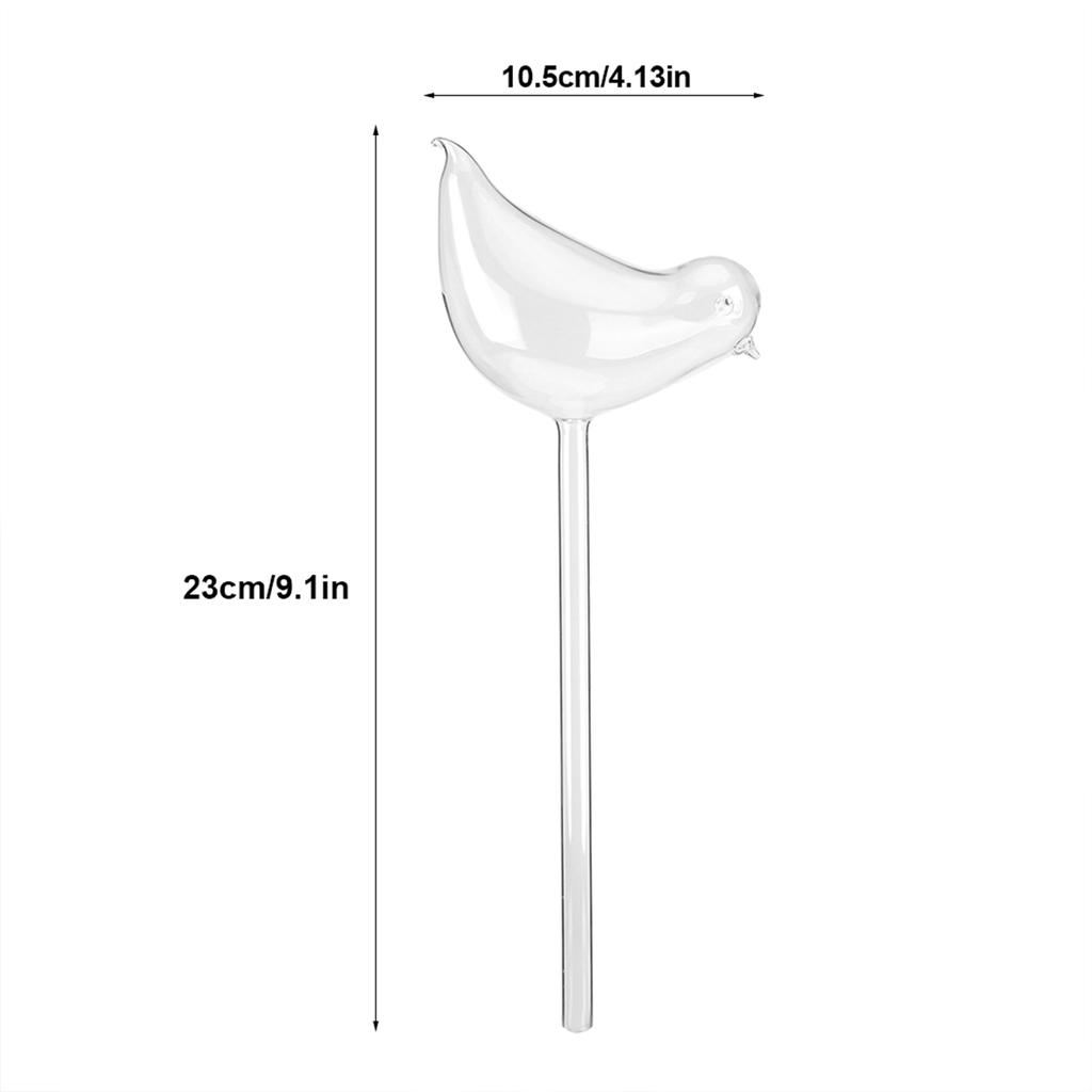 Pokojové rostliny Květiny Automatické samozavlažovací zařízení Průhledné skleněné zavlažovače Tvar ptáka