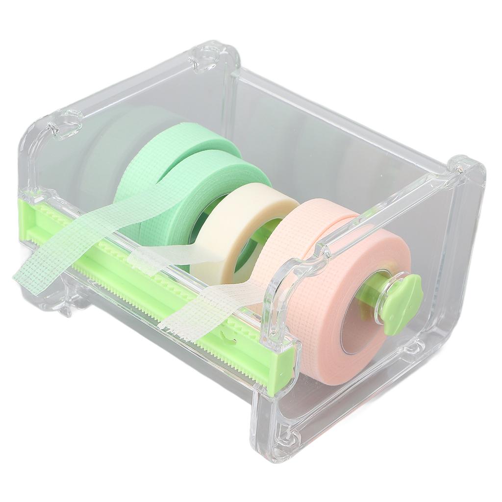 Gjennomsiktig Multi Masking Tape Cutter Dispenser Synlig Roll Tape Holder for hjemmekontor