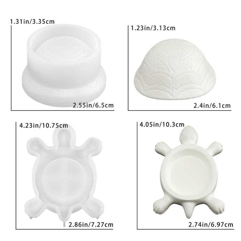 Schildkrötenform Silikonform Robust Flexibel Harz Schmuckhalter Bastelbedarf Zubehör