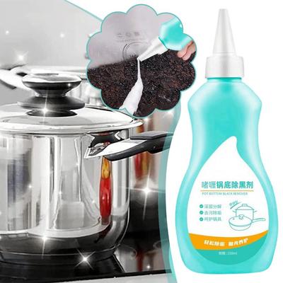 Żel do czyszczenia dna garnka Czarny Usuwacz Ciężkie Plamy Olejowe Osad Czarny Dno Kamień Kotłowy Czarny Garnek Mocny Środek Czyszczący Q8G2