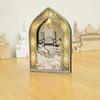 EID Wooden Pendant with LED Light Ornament Islamic Festival Supplies DIY Craft Perfect for Ramazan Home Party Decoration