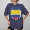 Colombia Flag Footballsoccer Tee Shirt For Unisex Wounisex Gift Idea T Shirts 100 Cotton Clothing