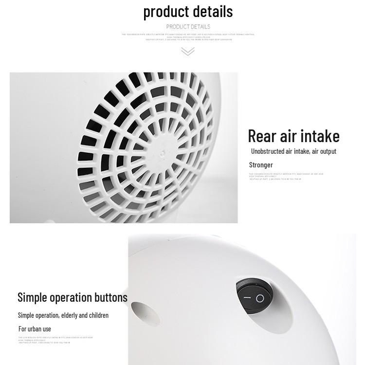 Cross-Border Cute Cartoon Mini Desktop Heater (EU/US Standard)