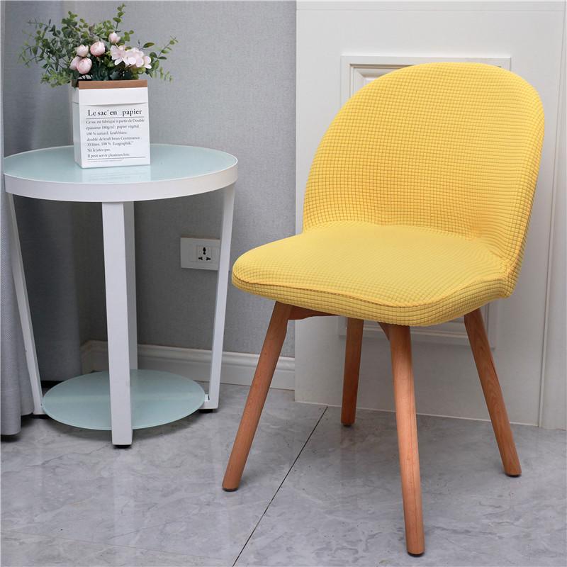 Curved Low Back Chair Cover Special European Elastic Hotel Restaurant Restaurant Home Chair Cover Banquet