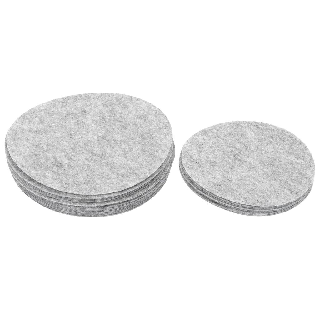 Soft Felt Plate Dividers Pan Separator Pads Cookware Bakeware Dish Pot Stacking ProtectorsGray 48PCS