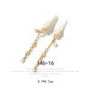 Un morceau de strass brillants en Zircon pour Nail Art, diamants de luxe, chaînes à pampilles, bijoux en perles, décorations d'ongles, accessoires de manucure