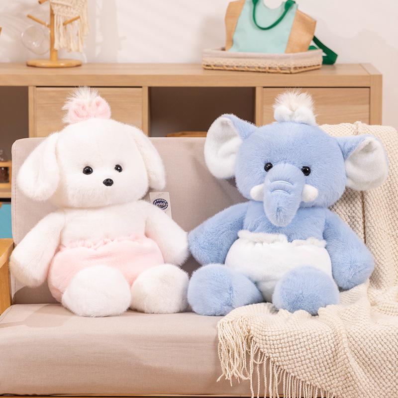 Creative Fox Plush Toy - Elephant Doll Comfort & Cartoon Animal Birthday Gift