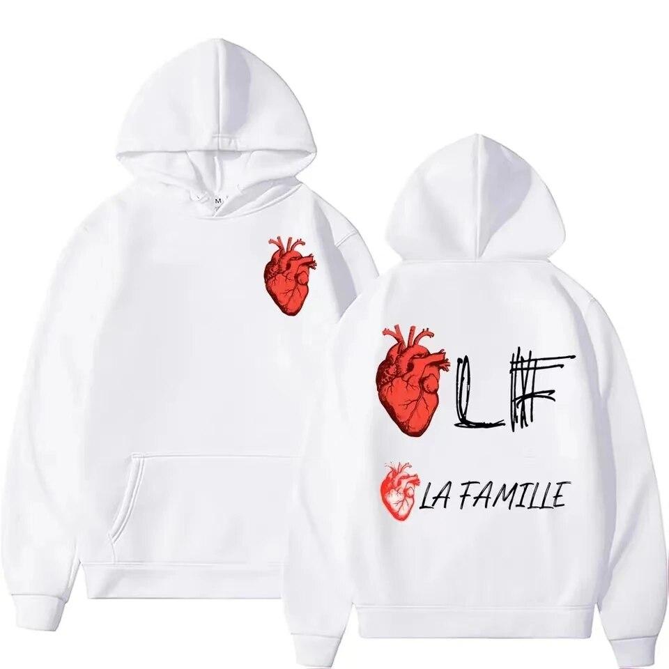High Desigh Lf La Tamille Hoodie Album PNL The Family Rap Hooded Sweatshirt Hip-Hop Unisex Women Cotton Hoodie Oversized Streetwear Unisex