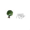 Elegant Resin Peacock Bull Sculpture Collection for Modern Home Office Bedroom Living Room Entryway