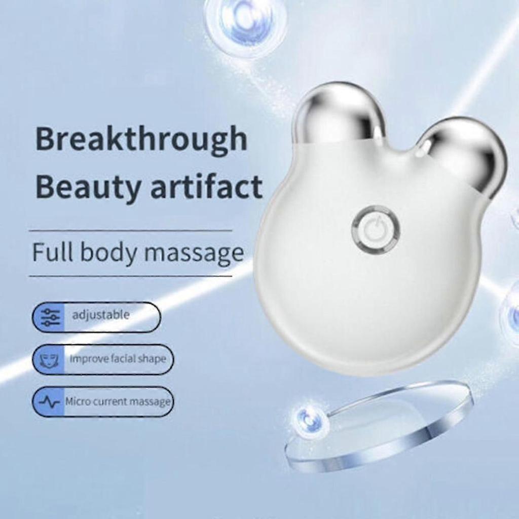 Microcurrent Facial Device, 3-in-1 Microcurrent Multifunctional Facial Massager, Face Roller Face Massager for Skin Care for Anti Aging and Wrinkle, W