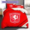 FC Twente Pattern Bedding Quilt Set  Home Decoration  Gift (1 * Duvet Cover + 2 * Pillowcase  Without Core).xwn